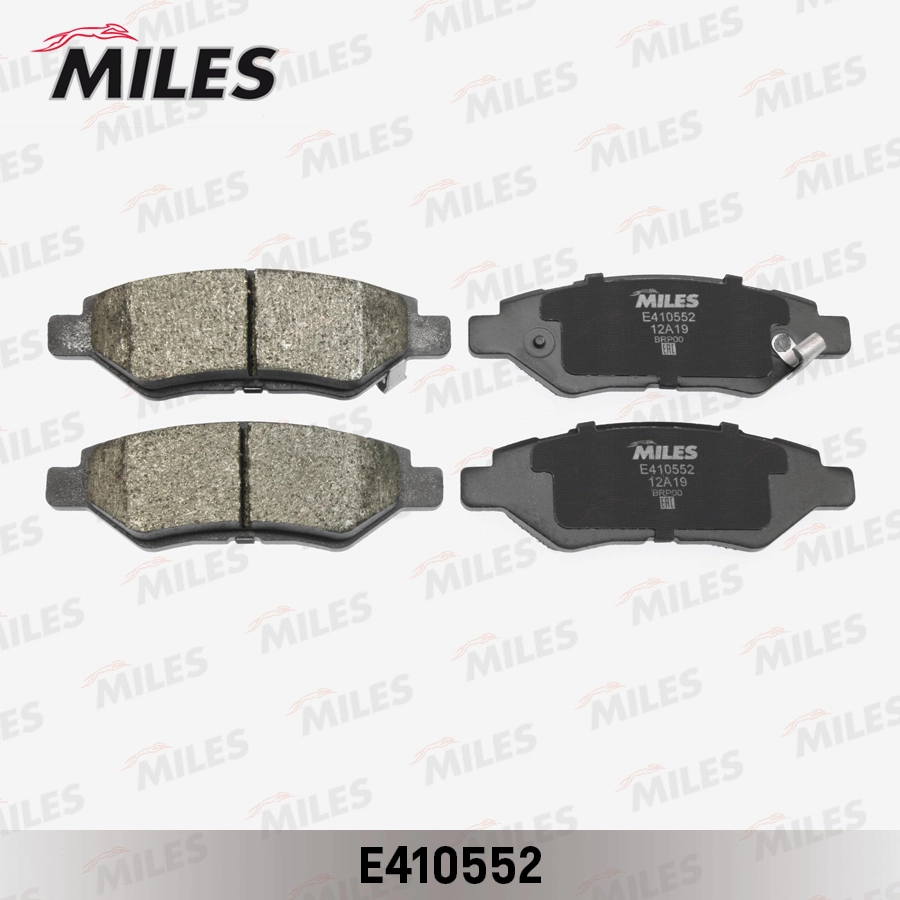 Комплект тормозных колодок дисковый тормоз MILES E410552