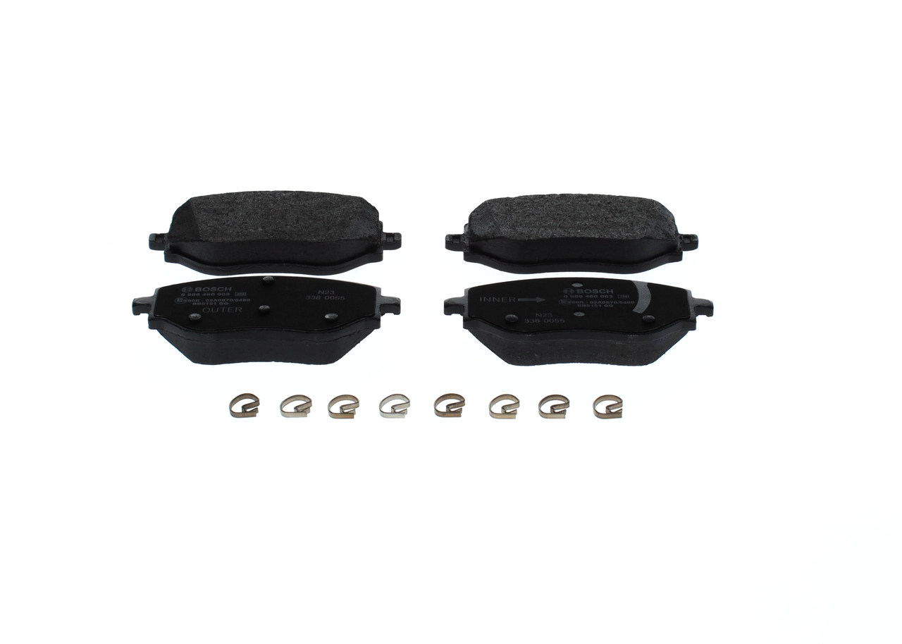 Комплект тормозных колодок дисковый тормоз BOSCH 0 986 460 063