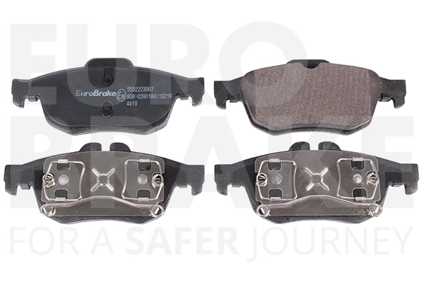 Комплект тормозных колодок дисковый тормоз EUROBRAKE 5502223967
