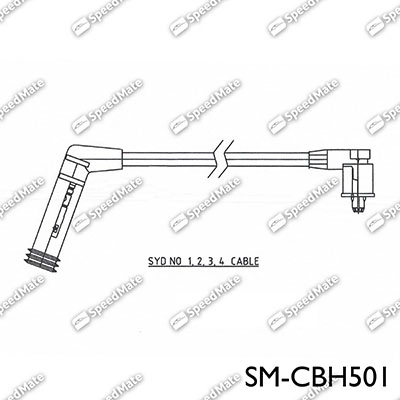 Комплект проводов зажигания SPEEDMATE SM-CBH501