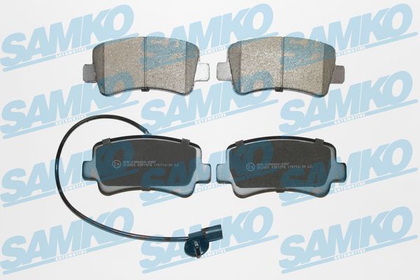 Комплект тормозных колодок дисковый тормоз SAMKO 5SP1578