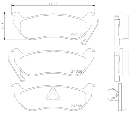 Комплект тормозных колодок дисковый тормоз BREMBO P37009