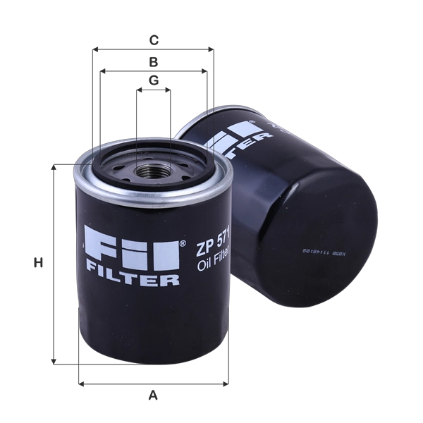 Масляный фильтр FIL FILTER ZP 571