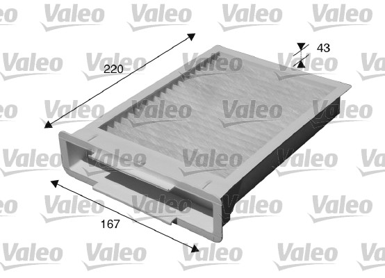 Фильтр воздух во внутренном пространстве VALEO 715515