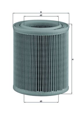 Воздушный фильтр MAHLE/KNECHT LX 329