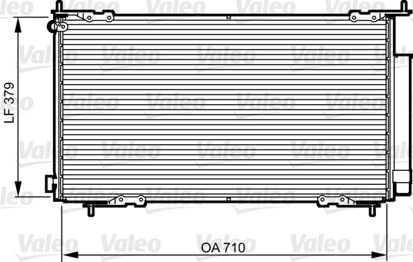 Конденсатор кондиционер VALEO 814225