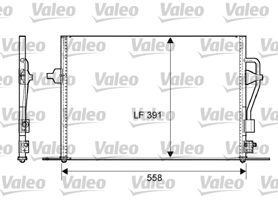 Конденсатор кондиционер VALEO 817232