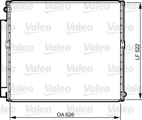 Конденсатор кондиционер VALEO 814203