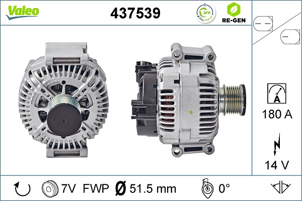 Генератор VALEO 437539