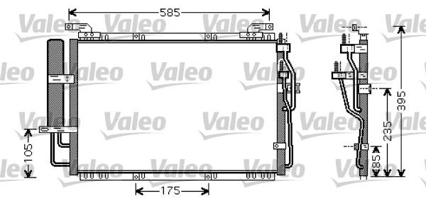 Конденсатор кондиционер VALEO 818075