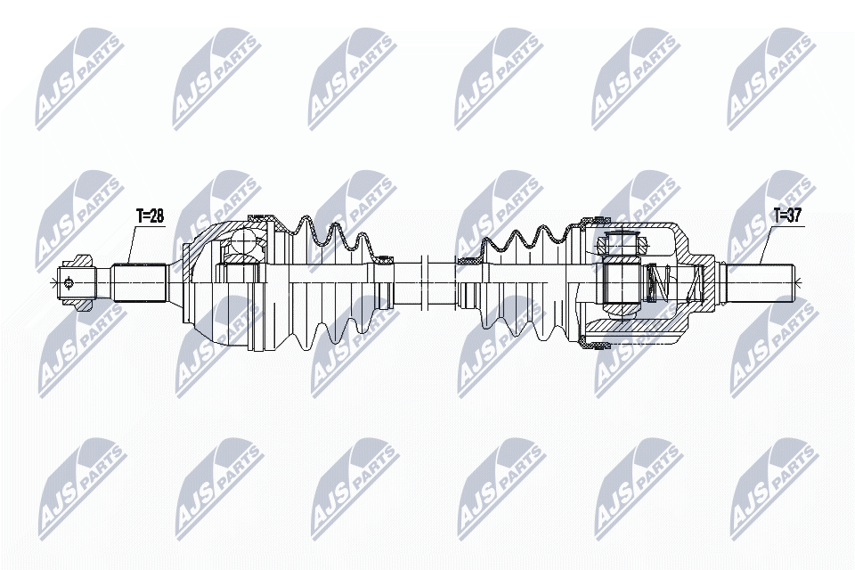 Приводной вал NTY NPW-CT-141