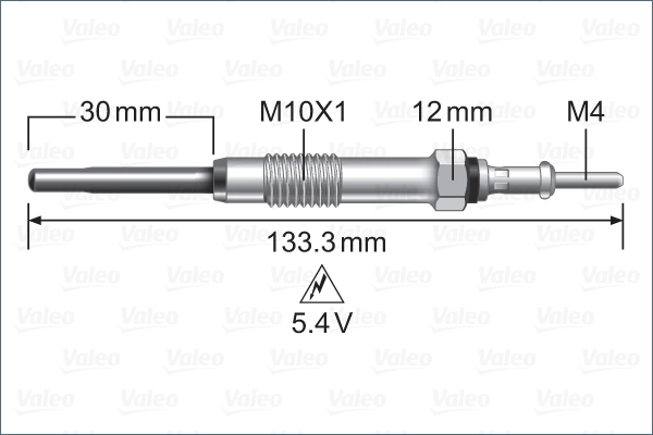 Свеча накаливания VALEO 345243