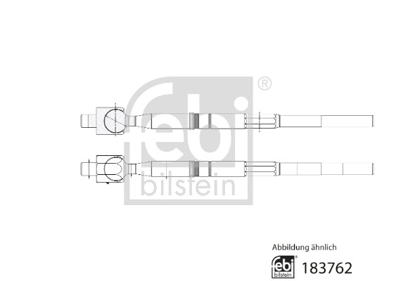 Осевой шарнир рулевая тяга FEBI BILSTEIN 183762