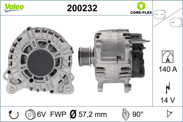 Генератор VALEO 200232