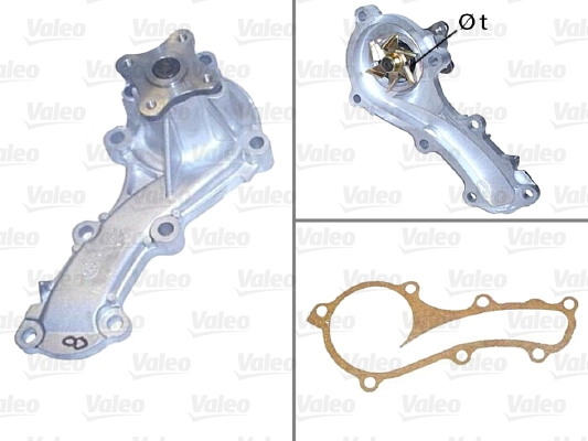 Водяной насос охлаждение двигателя VALEO 506705