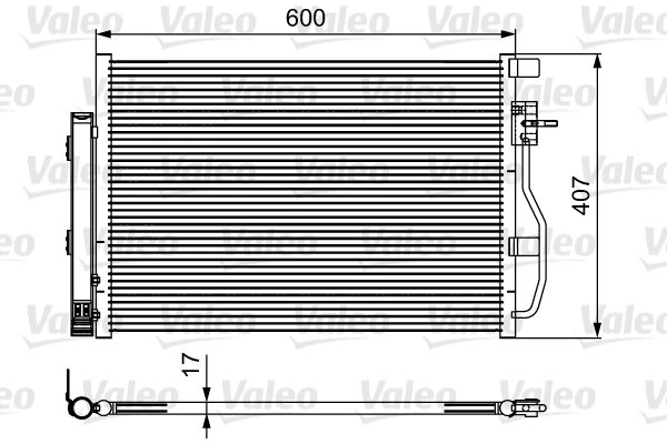 Конденсатор кондиционер VALEO 814478