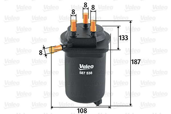 Топливный фильтр VALEO 587538