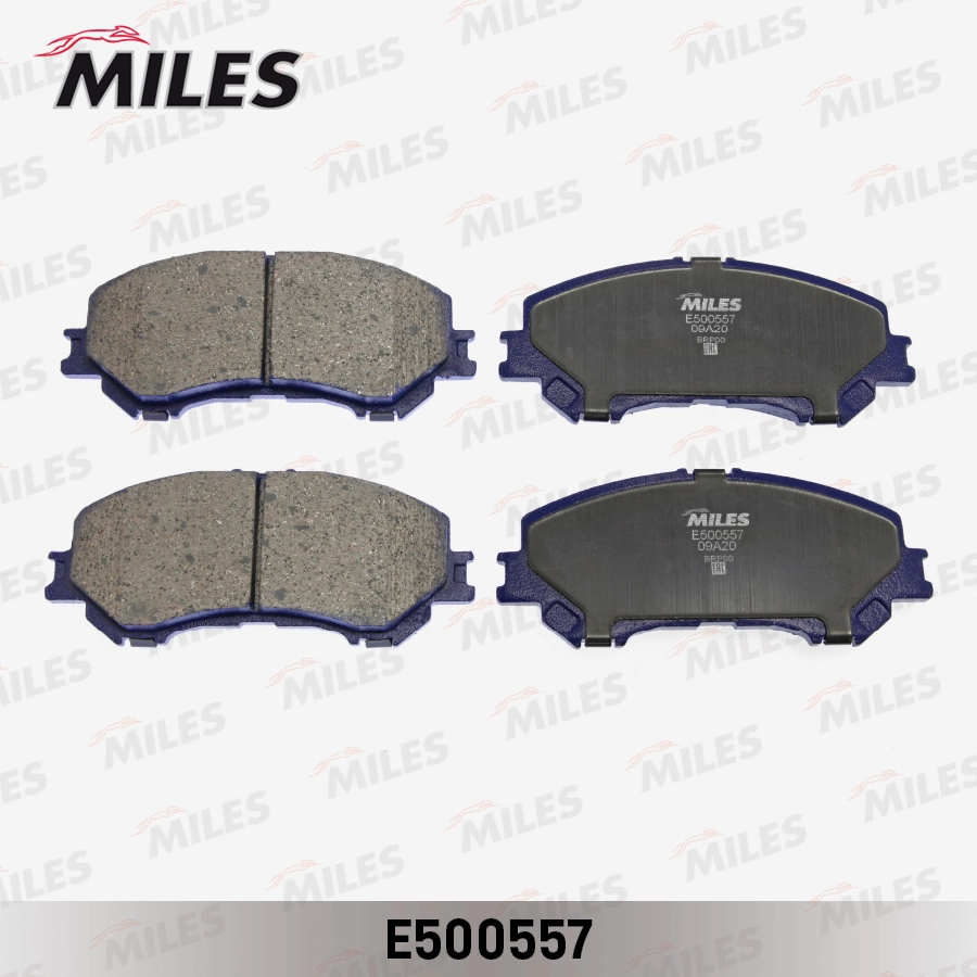 Комплект тормозных колодок дисковый тормоз MILES E500557