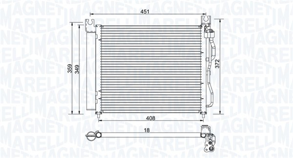 Конденсатор кондиционер MAGNETI MARELLI 350203952000