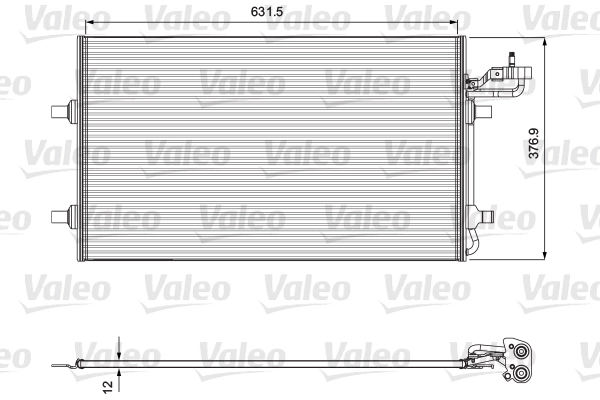 Конденсатор кондиционер VALEO 814323
