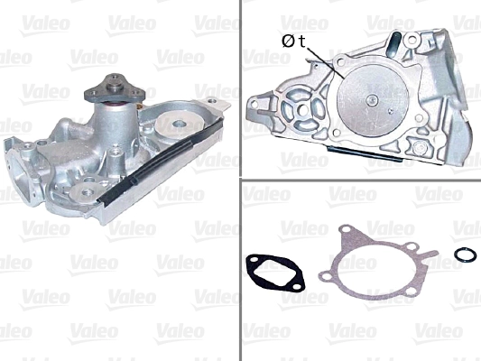 Водяной насос охлаждение двигателя VALEO 506948