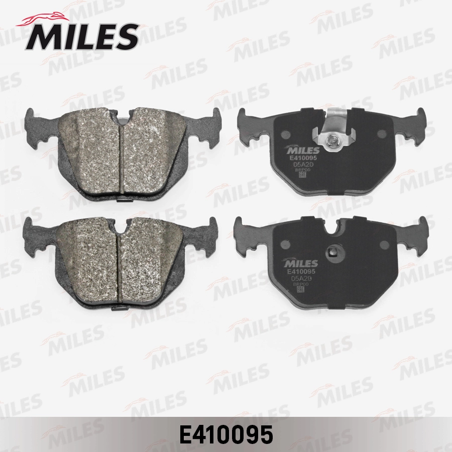 Комплект тормозных колодок дисковый тормоз MILES E410095