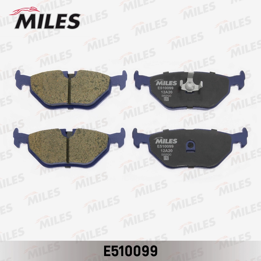 Комплект тормозных колодок дисковый тормоз MILES E510099