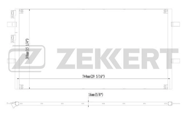 Конденсатор кондиционер ZEKKERT MK-3120