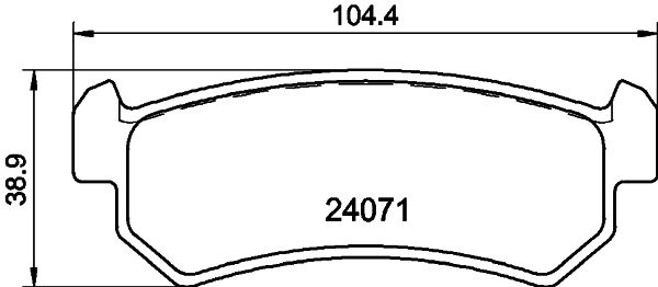 Комплект тормозных колодок дисковый тормоз HELLA/BEHR/PAGID 8DB 355 011-451