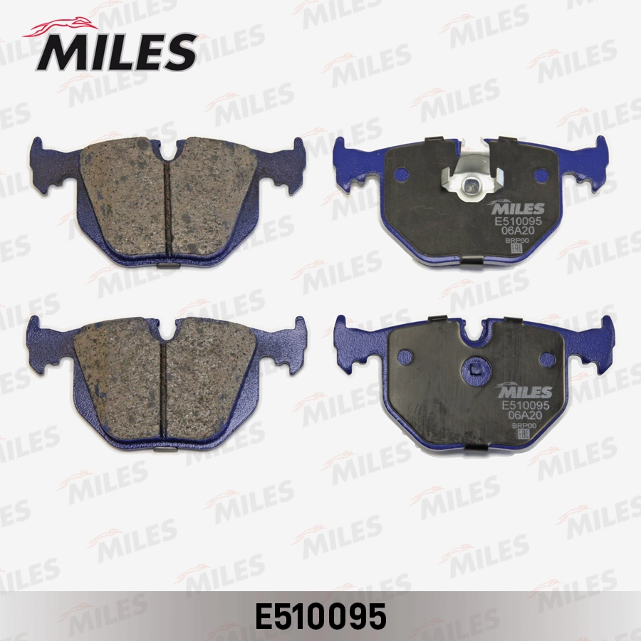 Комплект тормозных колодок дисковый тормоз MILES E510095