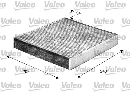 Фильтр воздух во внутренном пространстве VALEO 698883