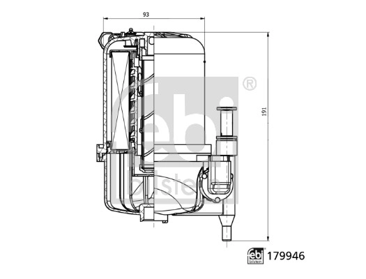 Топливный фильтр FEBI BILSTEIN 179946