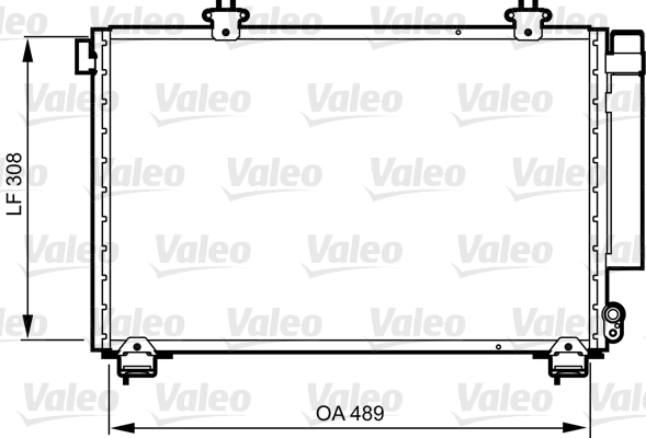 Конденсатор кондиционер VALEO 814307