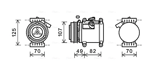 Компрессор кондиционер AVA QUALITY COOLING CTK039