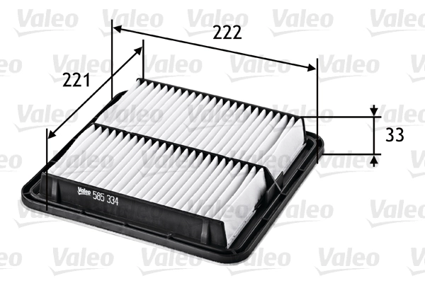 Воздушный фильтр VALEO 585334