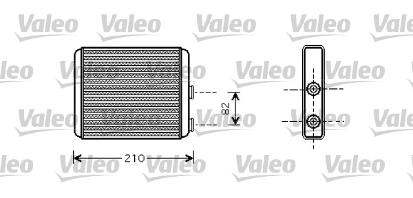 Теплообменник отопление салона VALEO 812363