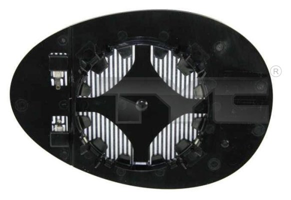 Зеркальное стекло наружное зеркало TYC 322-0005-1