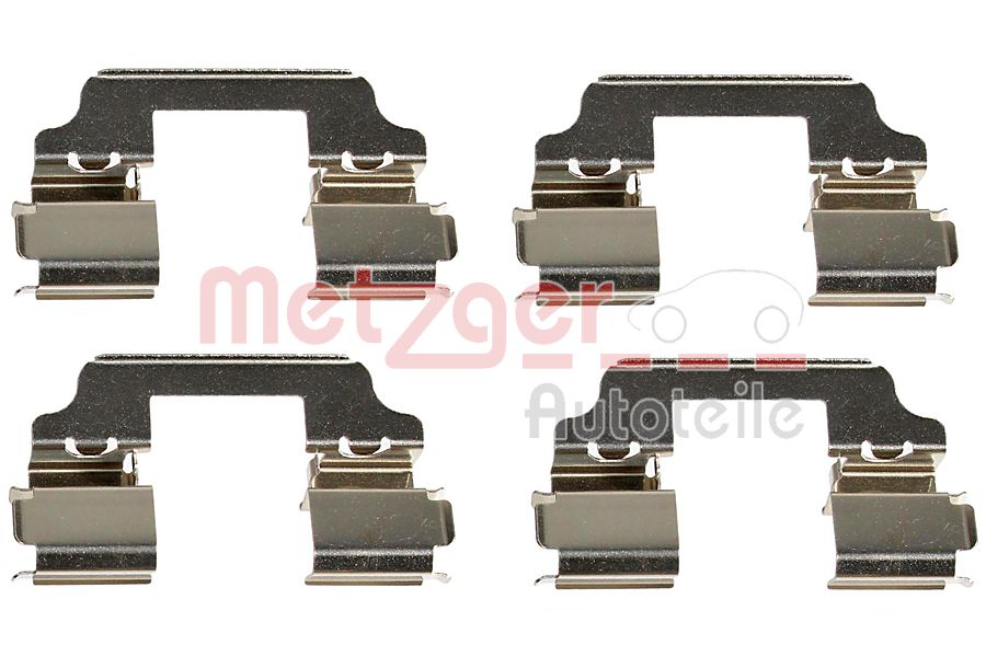 Комплектующие колодки дискового тормоза METZGER 109-0153