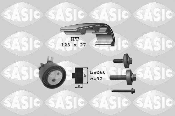 Комплект ремня грм SASIC 1754010