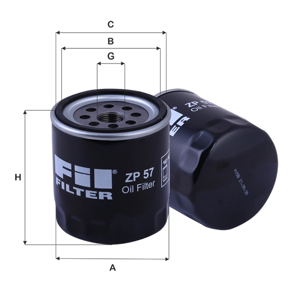 Масляный фильтр FIL FILTER ZP 57