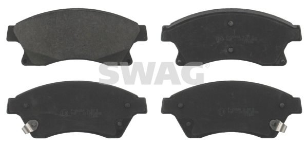 Комплект тормозных колодок дисковый тормоз SWAG 40 91 6789