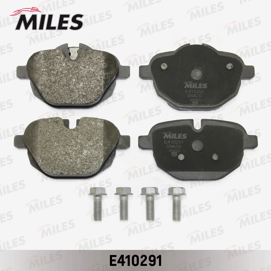 Комплект тормозных колодок дисковый тормоз MILES E410291