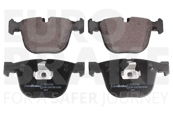 Комплект тормозных колодок дисковый тормоз EUROBRAKE 5502221536