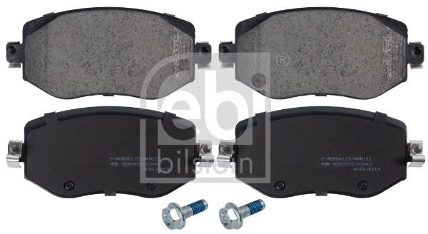 Комплект тормозных колодок дисковый тормоз FEBI BILSTEIN 116245