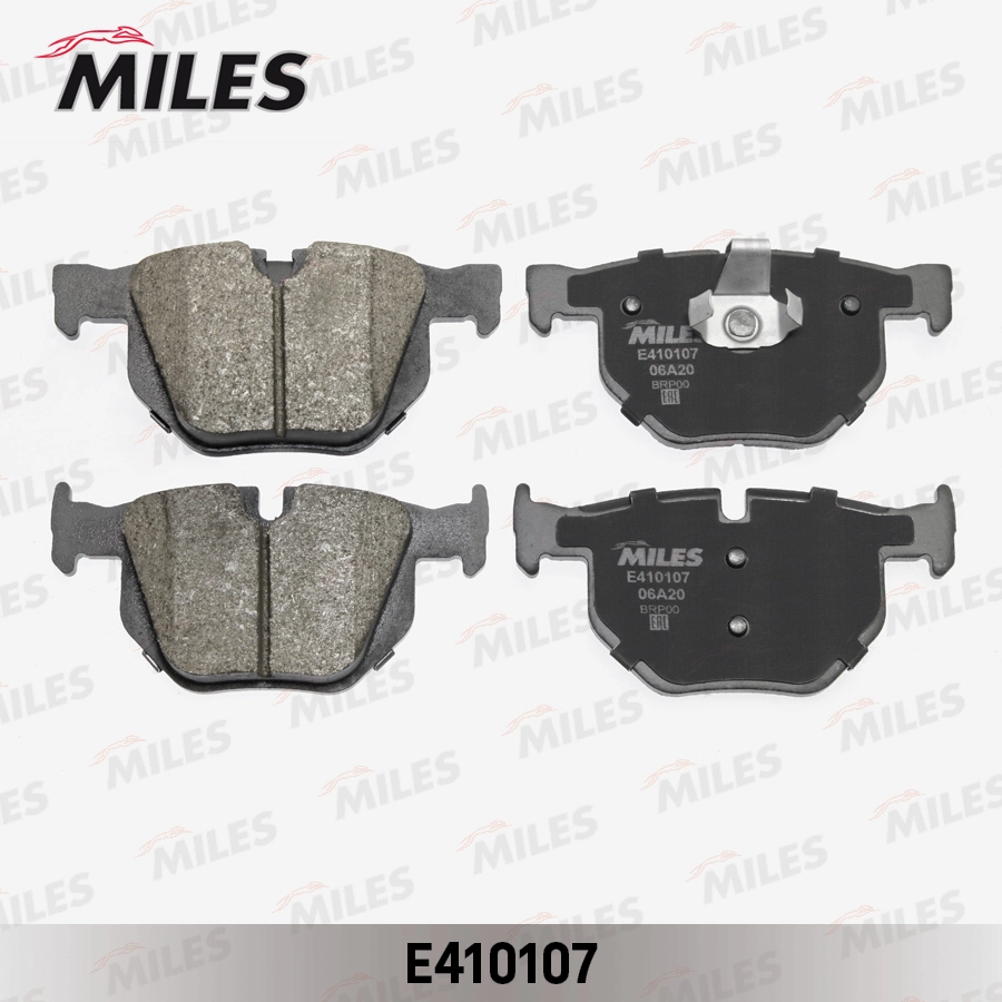 Комплект тормозных колодок дисковый тормоз MILES E410107