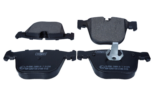 Комплект тормозных колодок дисковый тормоз MAXGEAR 19-0590