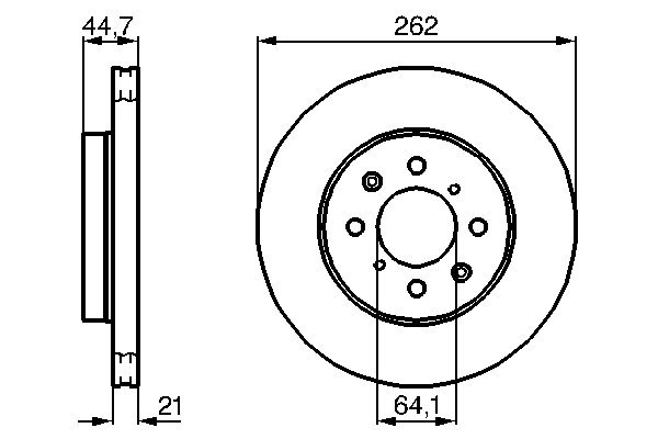 Тормозной диск BOSCH 0 986 479 B23