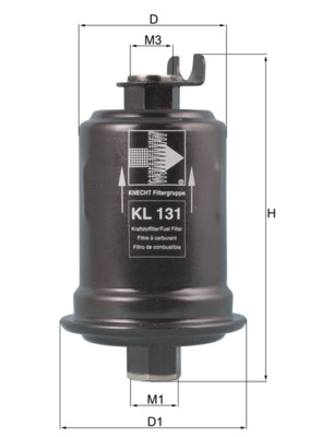 Топливный фильтр MAHLE/KNECHT KL 131