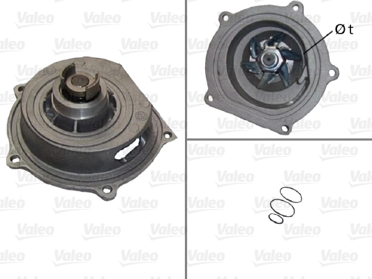 Водяной насос охлаждение двигателя VALEO 506320