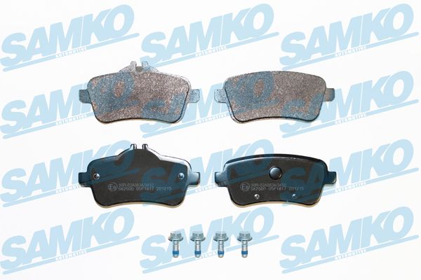 Комплект тормозных колодок дисковый тормоз SAMKO 5SP1817